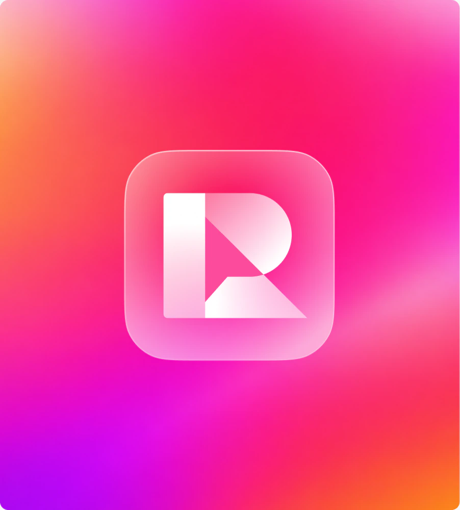 The Render app icon on a pink and orange gradient