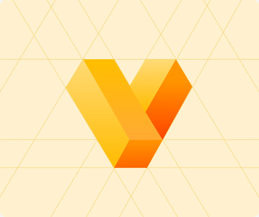 The Vexlio V mark on its diagram grid