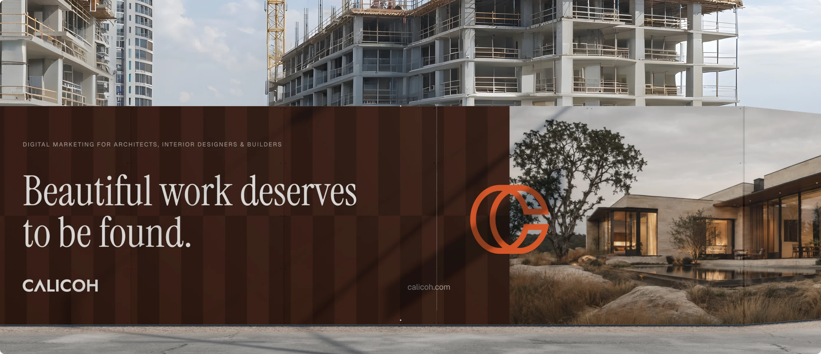 Beautiful work deserves to be found: Calicoh hoarding